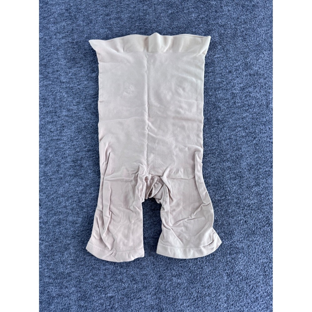 SKIMS Sculpting Short‎ Mid Thigh Sand Beige High Waisted Shapewear XL